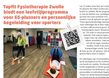 Begeleiding voor iedereen die wil blijven bewegen, jong en oud
