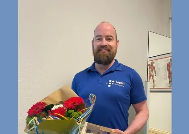Stan van den Elzen 10 jaar bij Topfit. Proficiat