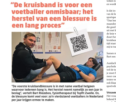 Van blessure naar comeback: het herstel van de kruisband