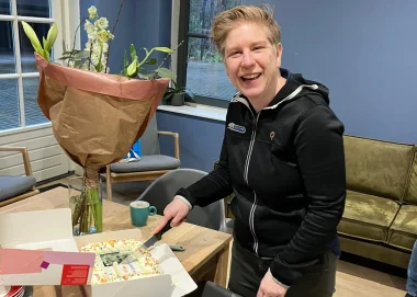 Christel Zwiers 12,5 jaar in dienst