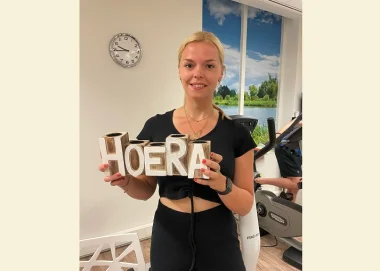 Femke Klok van stagiair bij Topfit naar fulltime medewerker fysiotherapie