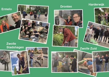 Kleine stappen, groot verschil: samen maken we de wijk schoner.