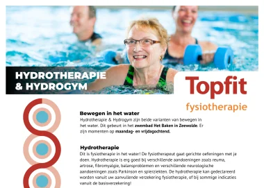 Bewegen in het water in Zeewolde